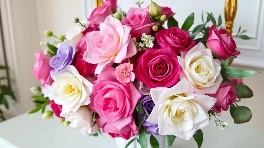 O que são flores artificiais de luxo?