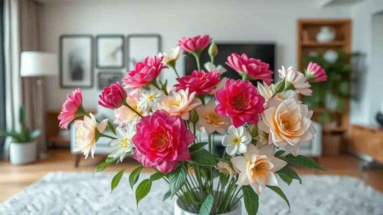 Arranjos florais artificiais personalizados: transforme sua decoração agora