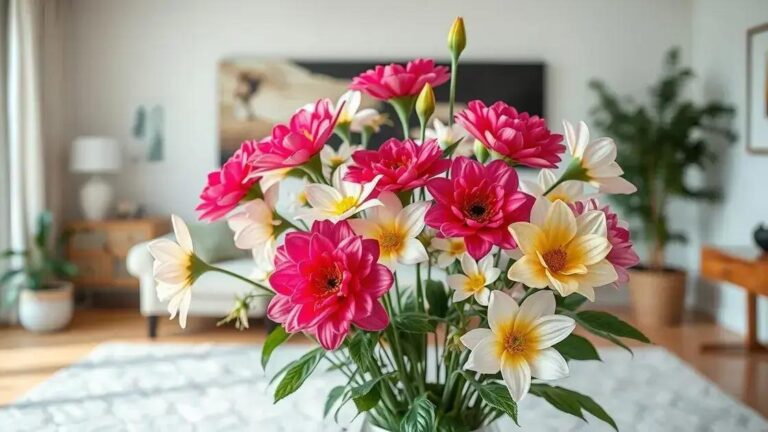 Flores artificiais realistas: a beleza que dura para sempre