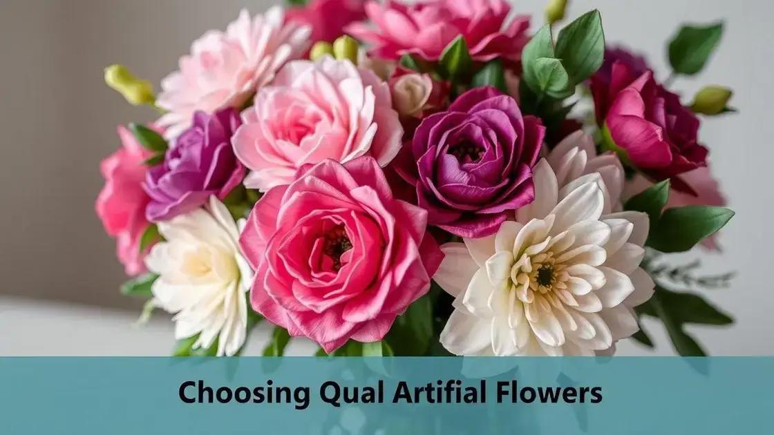 Como escolher flores artificiais que se parecem reais