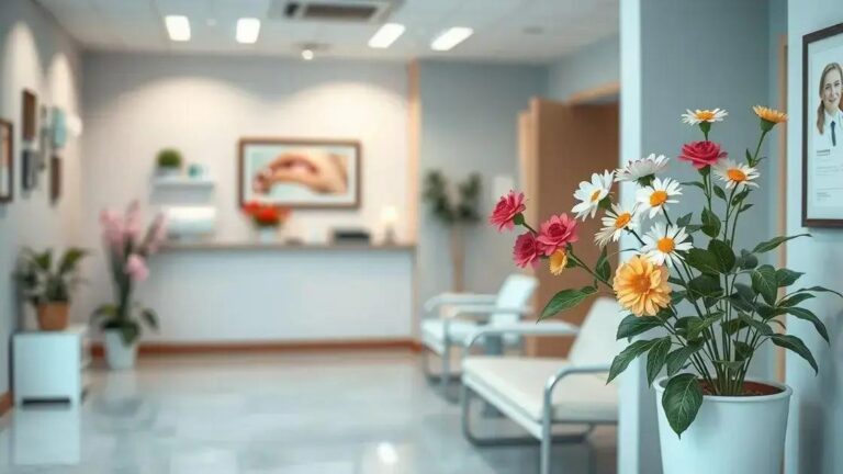 Arranjos florais artificiais para consultório: como escolher os melhores