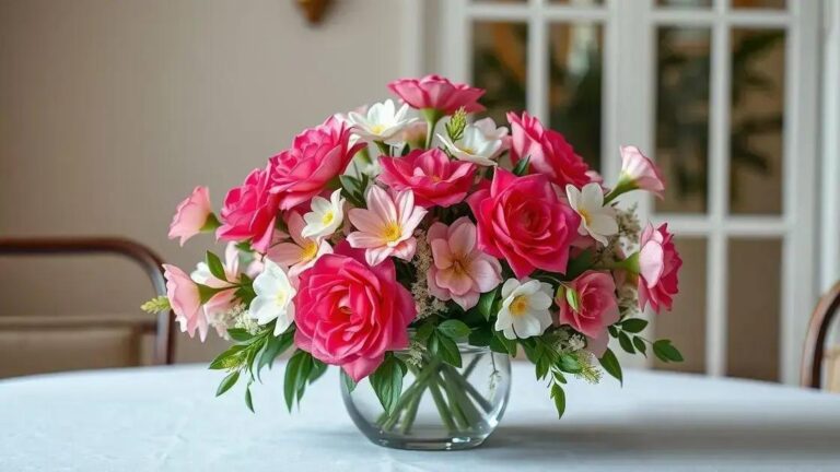 Arranjos de flores artificiais para centro de mesa que encantam e surpreendem