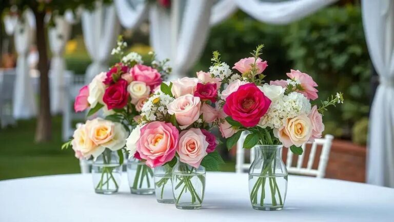 Flores artificiais para decoração de casamento: dicas incríveis para o seu evento