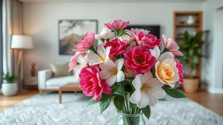 Arranjos de flores artificiais com entrega rápida: transforme seu espaço hoje
