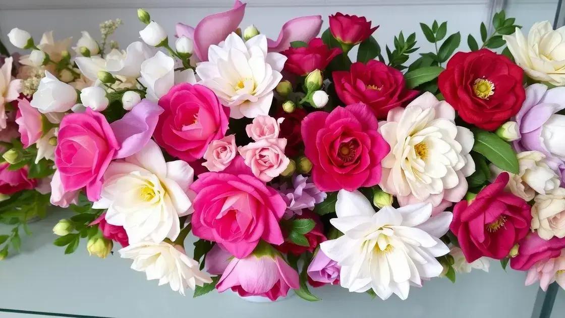 Arranjos de flores artificiais personalizados online para transformar sua decoração